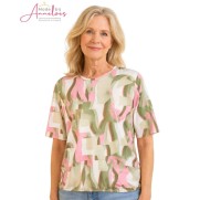 Barbara Lebek blouson shirt 6202 Army roze